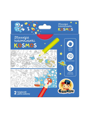 CzuCzu Dłuuugie kolorowanki Kosmos