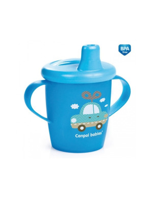 Canpol babies Kubek niekapek „Anywayup” – Haberman Toys, Kolor - Niebieski