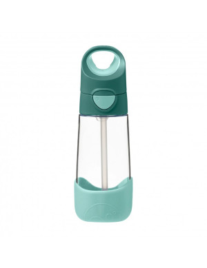B.Box Butelka tritanowa ze słomką 450ml Emerald Forest