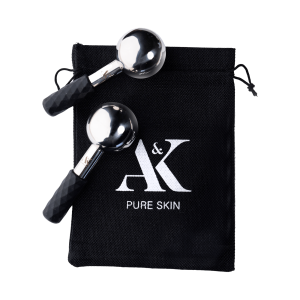 Extra Large Cryo-Ice Globes | Depuffing & Soothing Facial Skincare Tool | 100% Stainless Steel