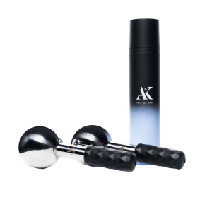 Hydrate & Depuff Set | Pack of Deep Hydration Face Gel Mask & 100% Stainless Steel Cryo-Ice Globes | Nourish, Soothe, Plump & Tighten Your Skin