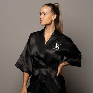 Satin Robe | Relaxed Fit | Perfect for Body Care Rituals with Nourishing & Hydrating Serums