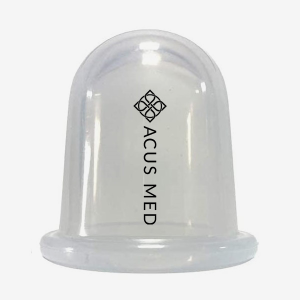 Bańka antycellulitowa do masażu ciała - silikonowa mała - biały