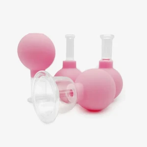 Bańki próżniowe do masażu twarzy i ciała Acus Med - zestaw 4 szt.