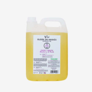Naturalny wegański olejek do masażu VCee 5L - jagoda & brzoskwinia