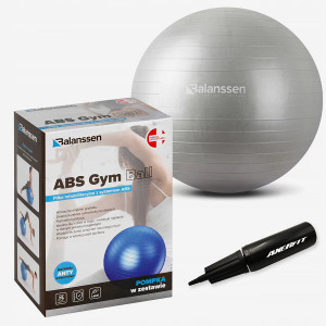Piłka rehabilitacyjna z pompką ABS Gym Ball Balanssen - 55 cm