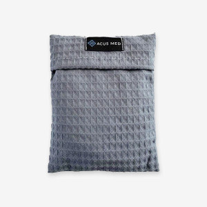 Ekologiczny termofor z pestek wiśni 16 x 13 cm - szary