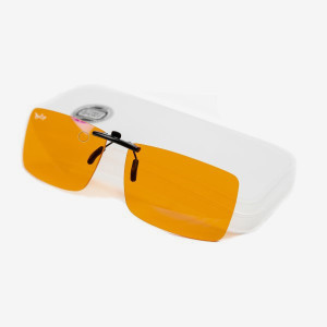 Nakładka na okulary blokująca światło niebieskie OwlEye - Stała