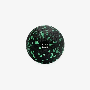 Piłeczka do masażu Line Sport | Piłka do rolowania 8 cm - czarno-zielony