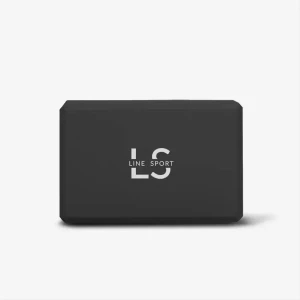 Kostka do jogi blok klocek stabilizacyjny Line Sport - czarny