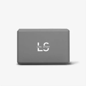 Kostka do jogi blok klocek stabilizacyjny Line Sport - szary