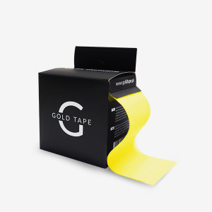 Gold Tape - taśmy do kinesiotapingu (5cm x 5m) - żółty