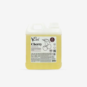 Naturalny wegański olejek do masażu VCee 2000 ml - wiśnia