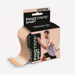 Pino Tape Pro Sport – plastry tejpy tapy do kinesiology tapingu (5cm x 5m) - beżowy