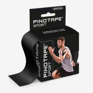 Pino Tape Sensitive – plastry tejpy do tapingu twarzy, szyi, dekoltu (5cm x 5m) - czarny