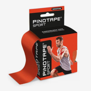 Pino Tape Sensitive – plastry tejpy do tapingu twarzy, szyi, dekoltu (5cm x 5m) - czerwony