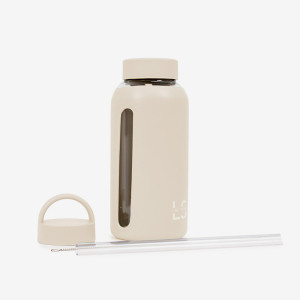 Szklana butelka na wodę Line Sport 800 ml - beżowy