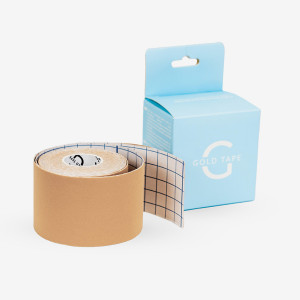 Taśmy do kiesiotapingu 4 kierunkowe Gold Tape Kinesiology Tape (5cm x 5m)