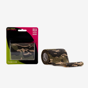 Bandaż kohezyjny elastyczny Rea Tape (7,5cm x 4,5m) - moro zielone