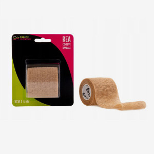 Bandaż kohezyjny elastyczny Rea Tape (5cm x 4,5m) - Beżowy