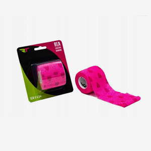 Bandaż kohezyjny elastyczny Rea Tape (5cm x 4,5m) - Serce