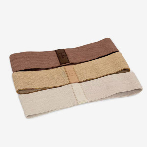 Zestaw 3 gum oporowych do ćwiczeń – taśmy materiałowe Hip Band Line Sport
