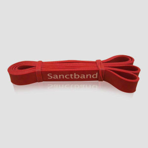 Długa guma do ćwiczeń Super Loop Band Sanctband - czerwony - średni opór