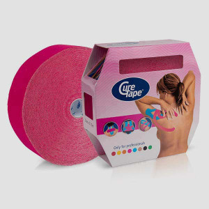 Elastyczna taśma kinesio Cure Tape Giant (5cm x 31,5m) - różowy