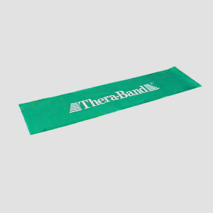 Guma do ćwiczeń | Taśma rehabilitacyjna Loop Thera Band 7,6 x 30,5 cm - zielony