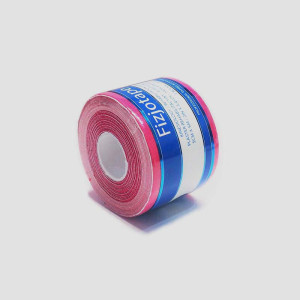 Plastry do kinesiotapingu Fizjotape (5cm x 5m) - różowy