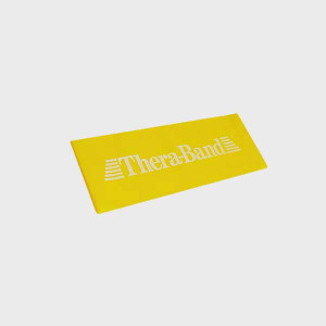 Guma do ćwiczeń | Taśma rehabilitacyjna Loop Thera Band 7,6 x 20,5 cm - żółty