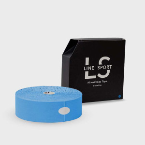 Line Sport Tape - tejpy 5cm x 31m taśma kinesio do tapingu - niebieski