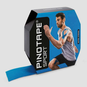 Taśmy kinezjologiczne PINOTAPE SPORT (5cm x 31m) - niebieski