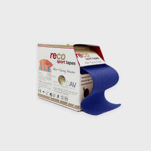 Reco Tape taśmy do rehabilitacji 5 cm x 5 m - granatowy
