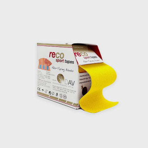 Reco Tape taśmy do rehabilitacji 5 cm x 5 m - żółty