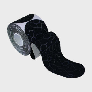 Taśma do kinesiotapingu Thera Band Tape 5 cm x 5m - czarno-szary