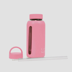 Szklana butelka na wodę Line Sport 800 ml - magenta