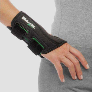 Stabilizator nadgarstka Mueller - orteza stawu nadgarstkowego Mueller Green - Lewa - L/XL