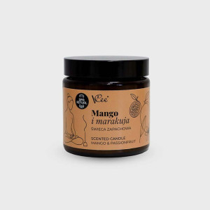 Świeca sojowa zapachowa VCee 120 ml - Mango i marakuja