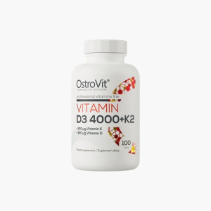 Witamina D3 K2 4000 UI - 100 tabletek OstroVit