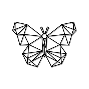 Dekor geometryczny motyl