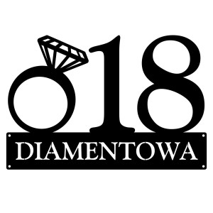 Numer na dom z grafiką || Personalizowane numery na dom || Stalowe tabliczki adresowe z grafiką || Czarny mat || Unikalne grafiki || Personalizacja || Alaser