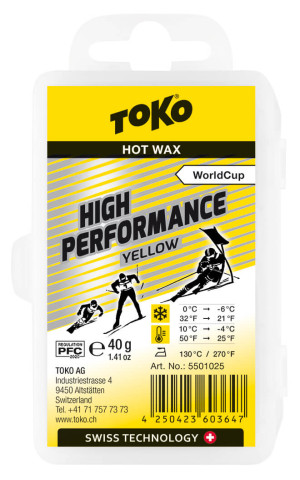 Smar High Performance Hot Wax yellow 40g TOKO