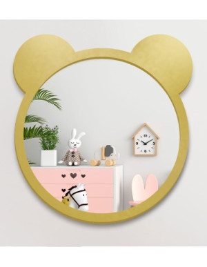 Dekorativer Wandspiegel für Kinder im MDF-Rahmen - Teddy Bear