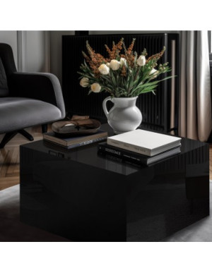 Exklusiver schwarzer Glamour-Tisch