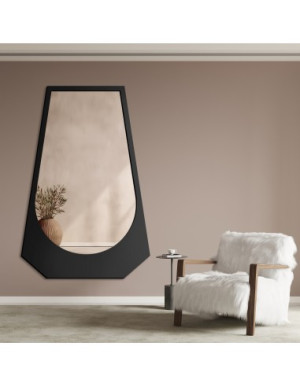 Unregelmäßiger Wandspiegel mit LED und MDF-Rahmen für große Badezimmer – ANDANTE