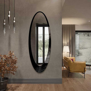 Elliptische decoratieve spiegel - LONGI
