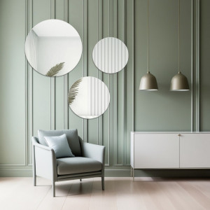 Set van drie ronde spiegels 25-30-40 - FITRI