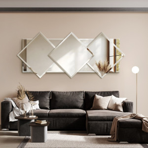 Decoratieve afgeschuinde spiegel - OXANA