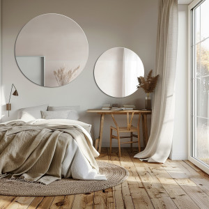 Set aus runden Badezimmerspiegeln - SET KREISE